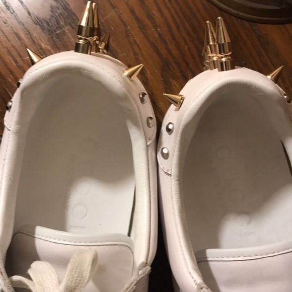 Gucci Ace Punk Studs Leather low top sneakers - Picture 6 of 7